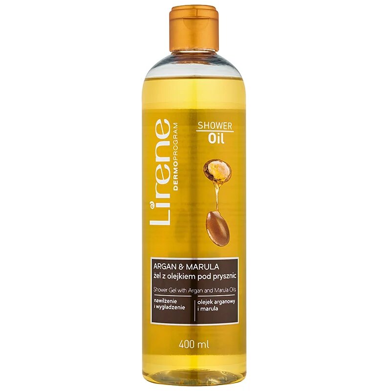 Lirene Shower Oil Argan and Marula душ масло с подхранващ ефект 400 мл.
