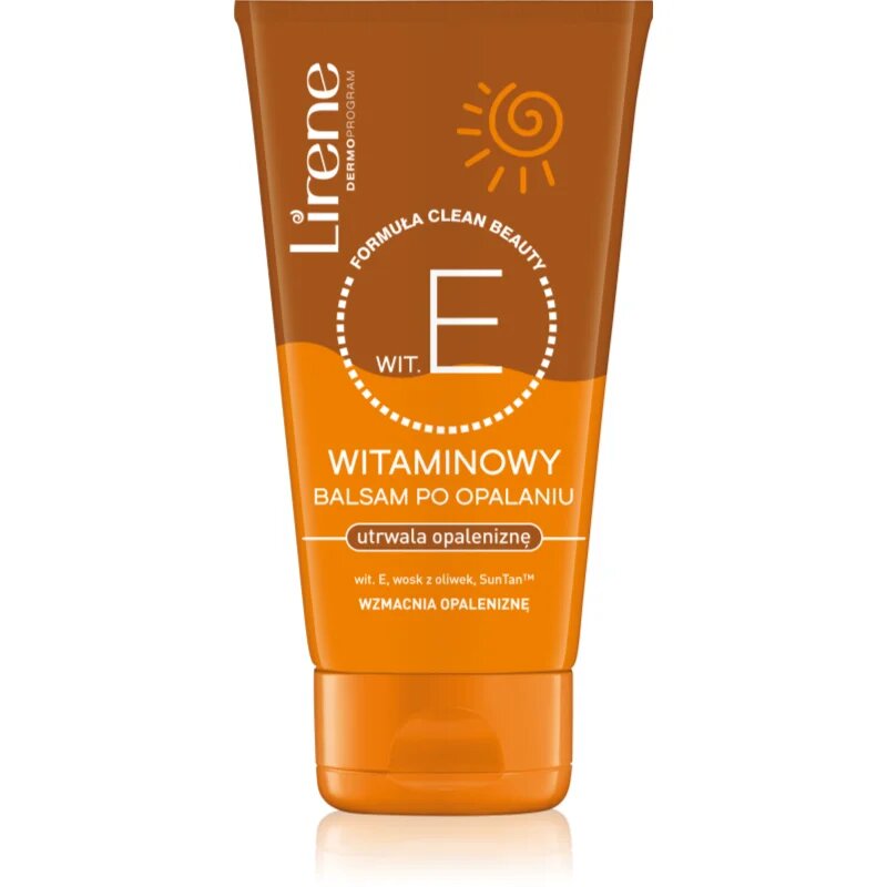 Lirene Sun care регенериращ балсам за след слънчеви бани със съдържание на витамин Е 150 мл.