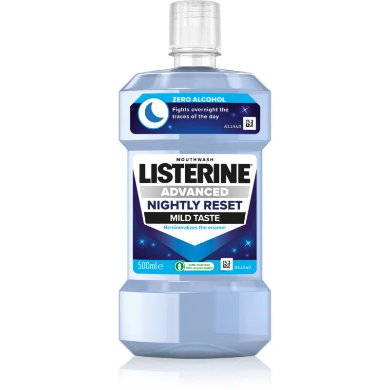 Listerine Advanced Nightly Reset реминализираща вода за уста 500 мл.