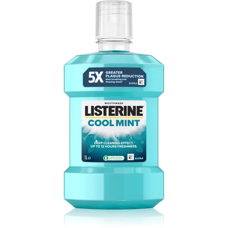 Listerine Cool Mint вода за уста за свеж дъх 1000 мл.