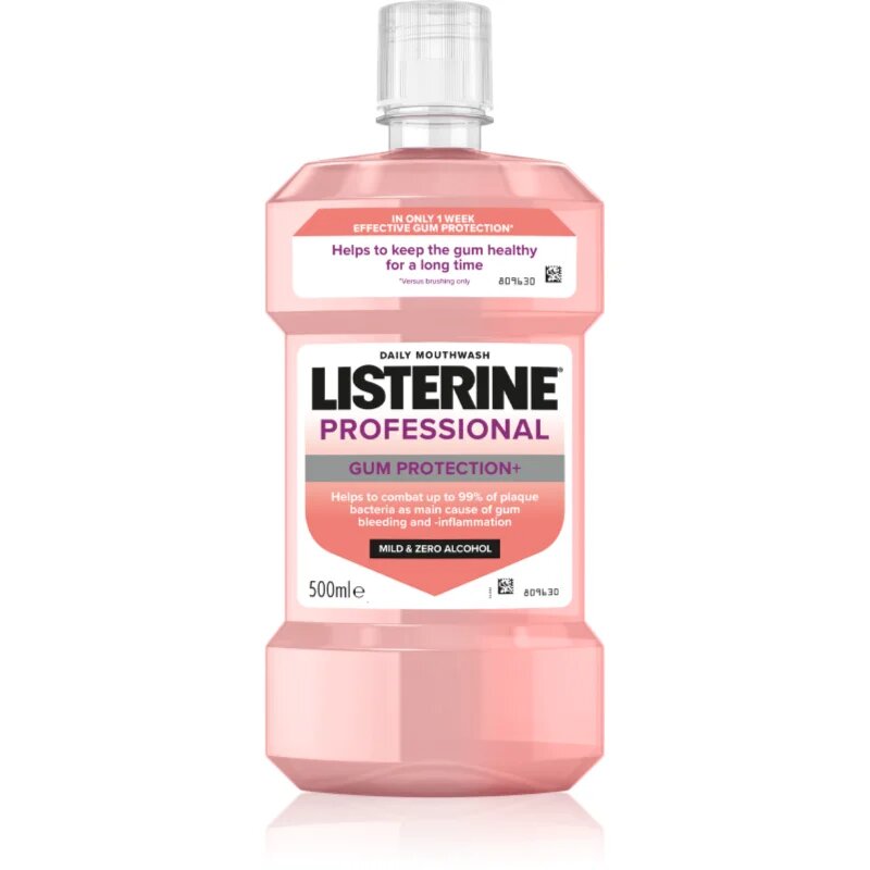 Listerine Professional Gum Protection+ вода за уста за защита на зъбите и венците 500 мл.
