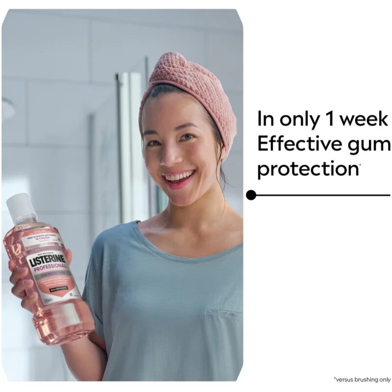 Listerine Professional Gum Protection+ вода за уста за защита на зъбите и венците 500 мл.