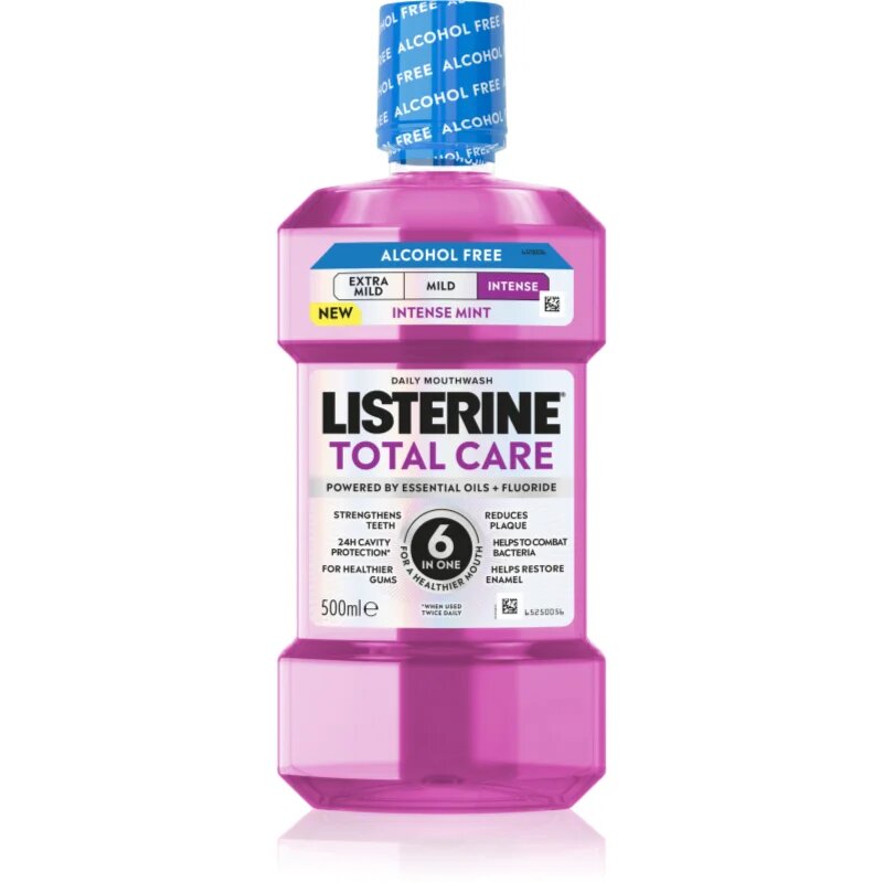 Listerine Total Care Intense вода за уста без алкохол 500 мл.