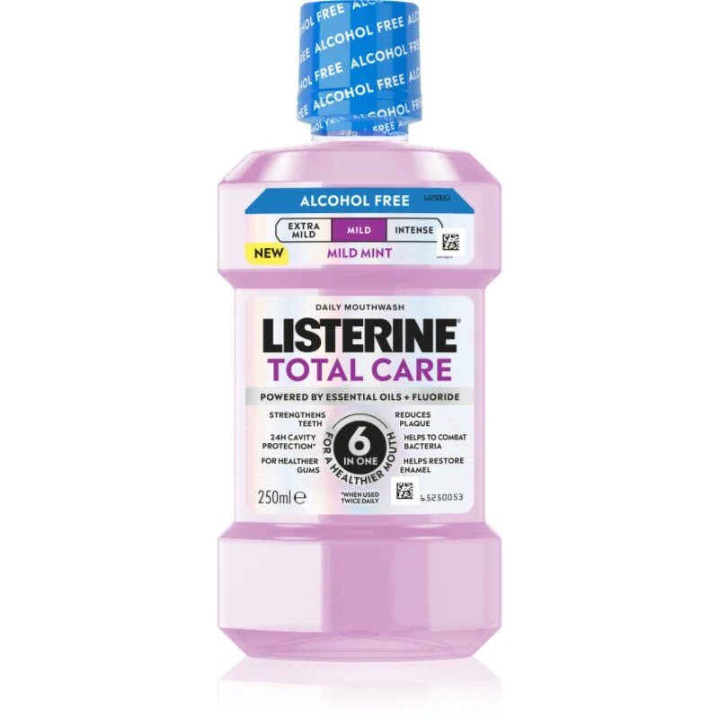 Listerine Total Care Mild вода за уста без алкохол 250 мл.