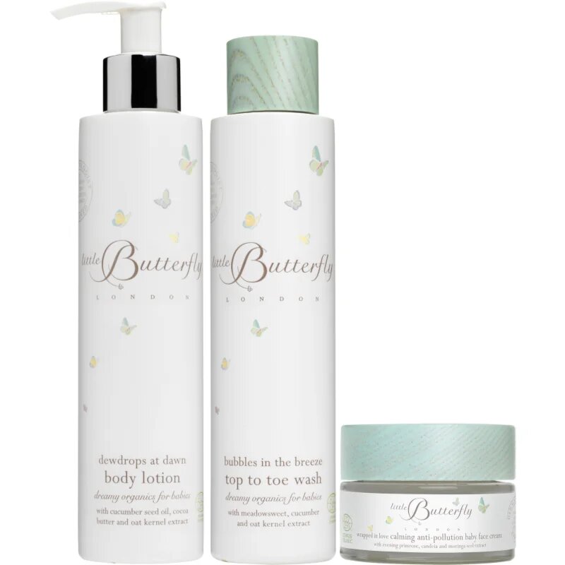 Little Butterfly Little One's Essentials Kit подаръчен комплект за бебета 3 бр.