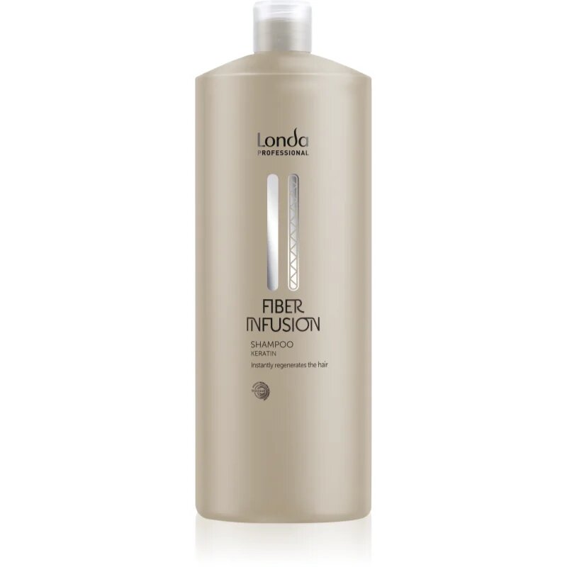 Londa Professional Fiber Infusion Shampoo нежен шампоан за увредена и боядисана коса 1000 мл.