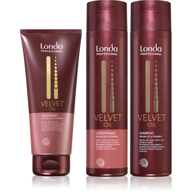 Londa Professional Velvet Oil Set комплект за увредена коса