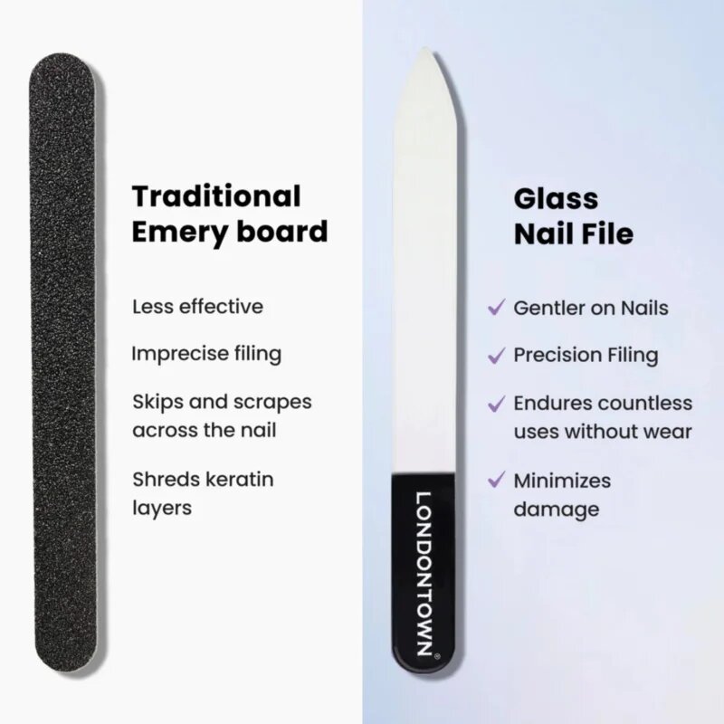 LONDONTOWN Glass Nail File стъклена пила за нокти 1 бр.