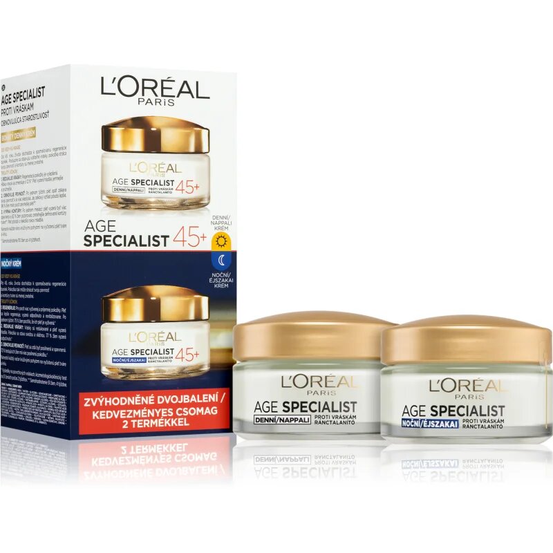 L’Oréal Paris Age Specialist 45+ дневен и нощен крем против бръчки