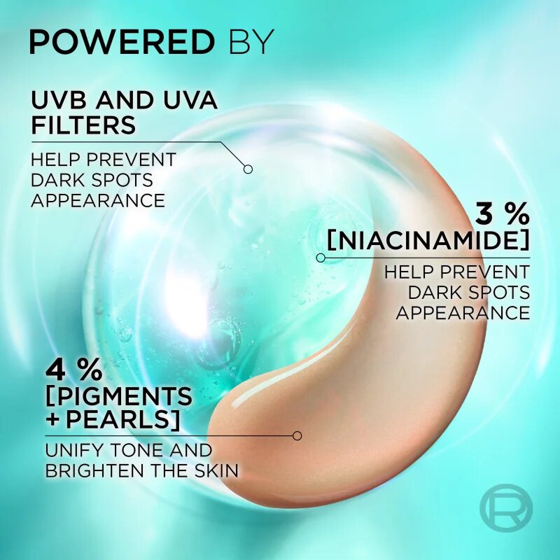 L’Oréal Paris Bright Reveal озаряващ тониращ флуид Против тъмни петна SPF 50+ Light 50 мл.