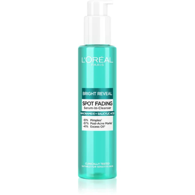 L’Oréal Paris Bright Reveal почистващ гел против пигментни петна 150 мл.