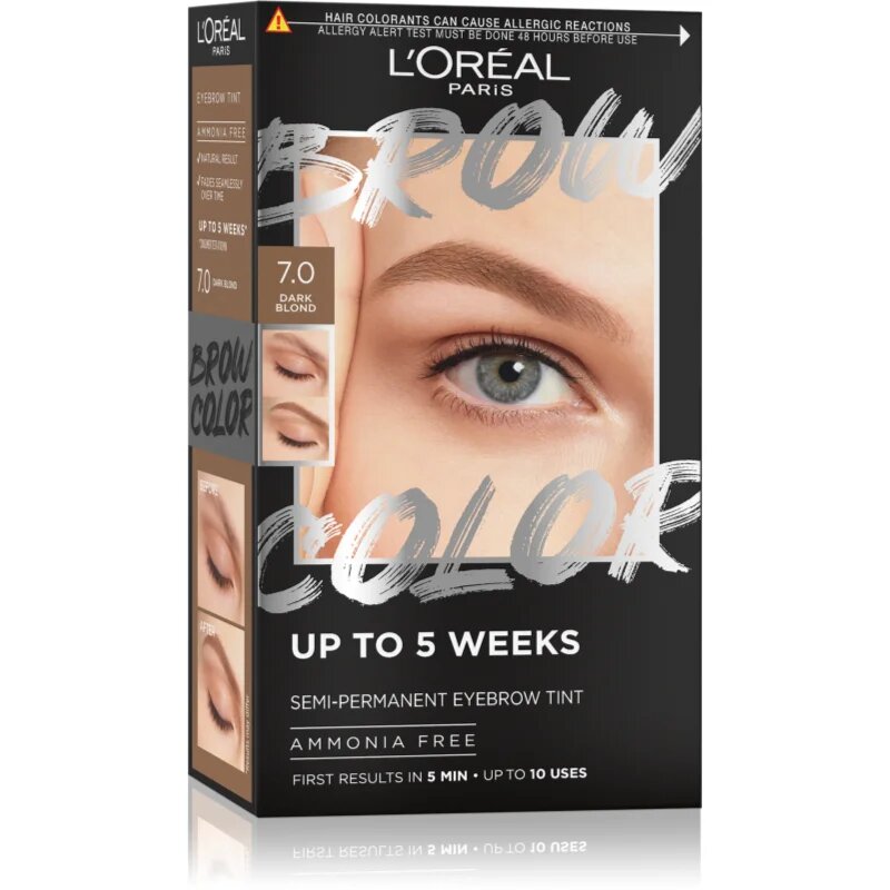 L’Oréal Paris Brow Color цвят за вежди цвят 7.0 Dark Blond 1 бр.