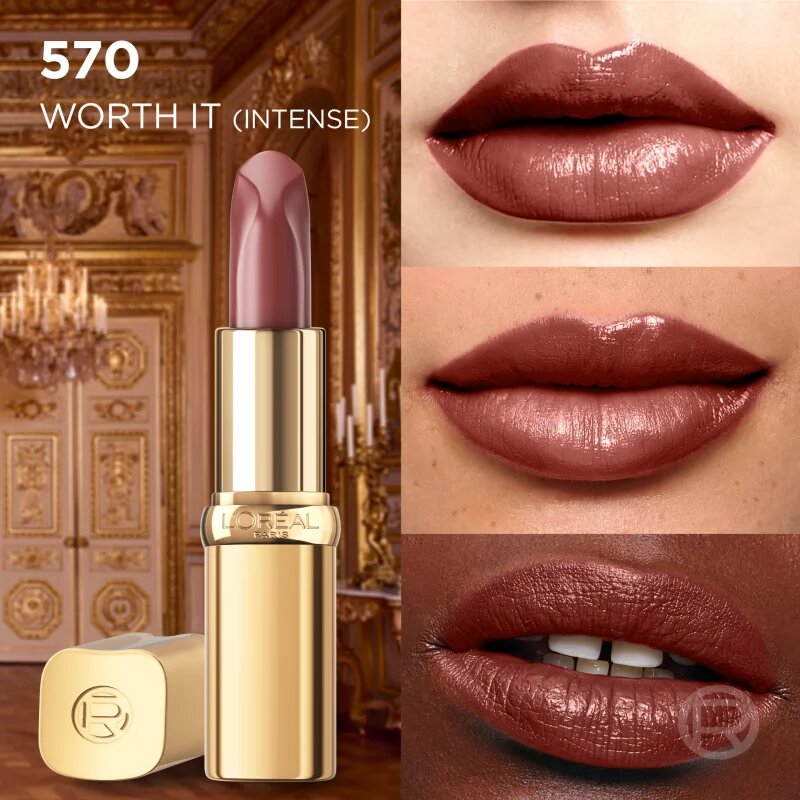 L’Oréal Paris Color Riche сатенено червило с хидратиращ ефект цвят 570 WORTH IT INTENSE 4.7 гр.