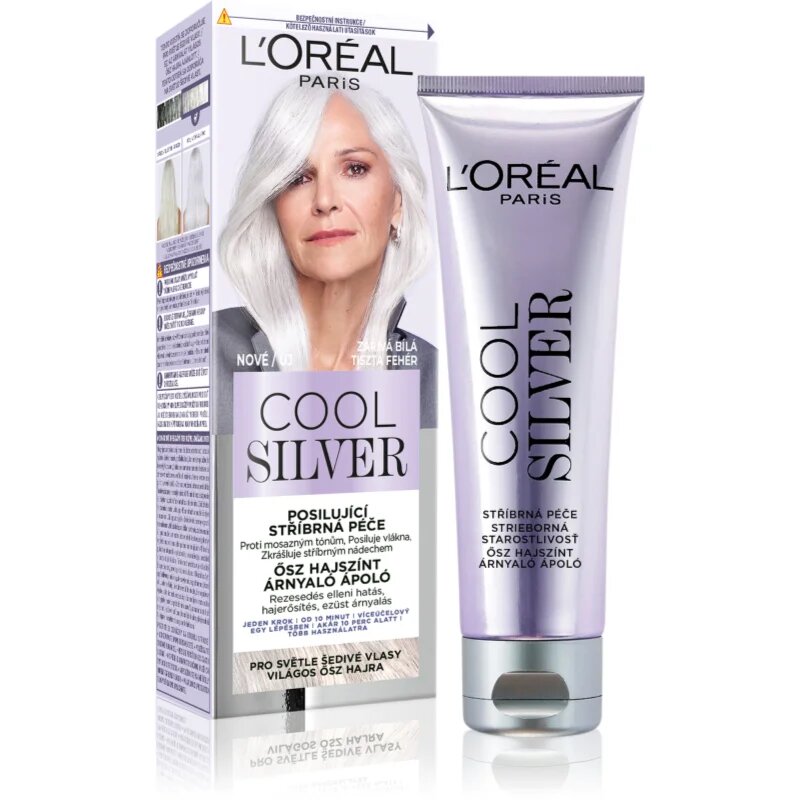 L’Oréal Paris Cool Silver боя за коса цвят Pure White 1 бр.