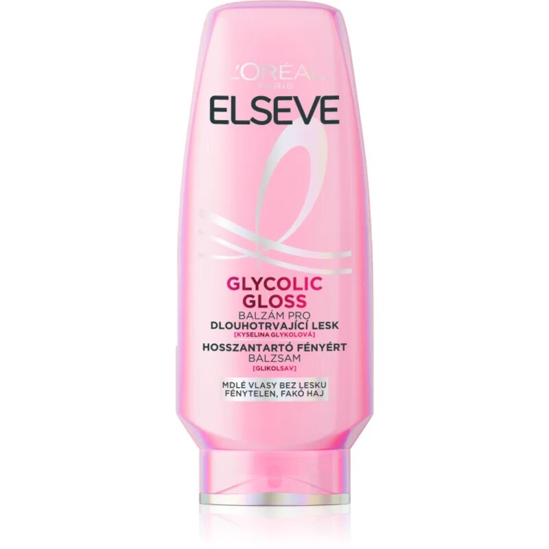 L’Oréal Paris Elseve Glycolic Gloss балсам за коса за блясък 200 мл.