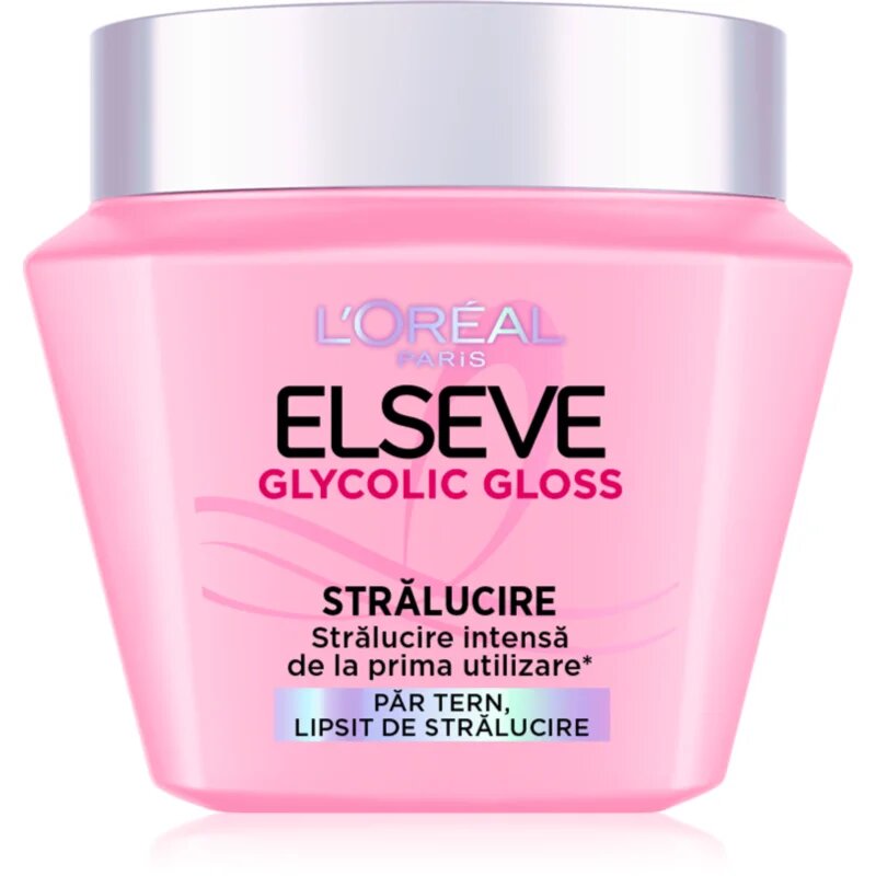 L’Oréal Paris Elseve Glycolic Gloss маска за коса за сияен блясък 300 мл.