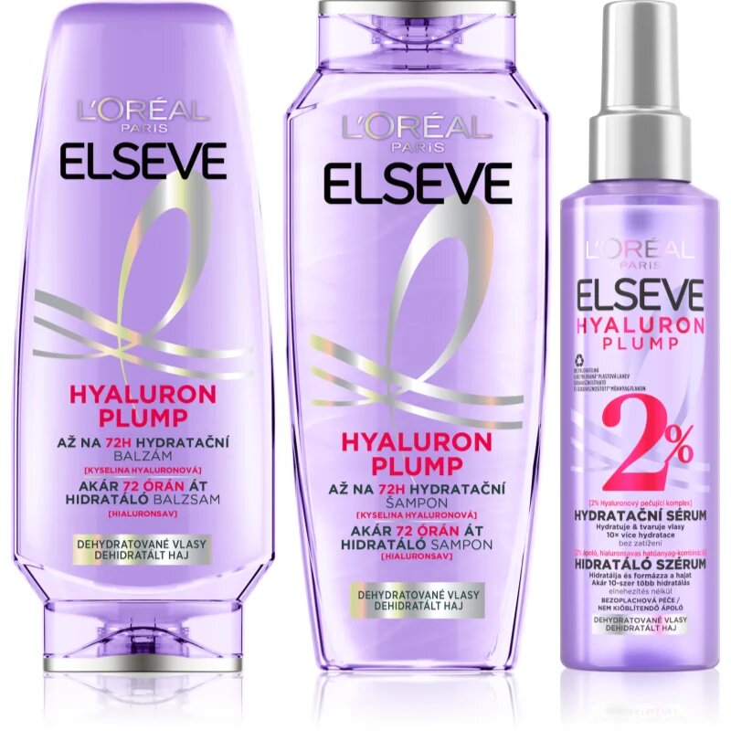 L’Oréal Paris Elseve Hyaluron Plump комплект За коса