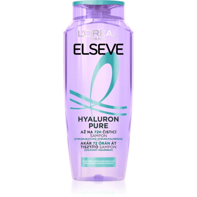 L’Oréal Paris Elseve Hyaluron Pure хидратиращ шампоан за мазен скалп и сухи краища 400 мл.