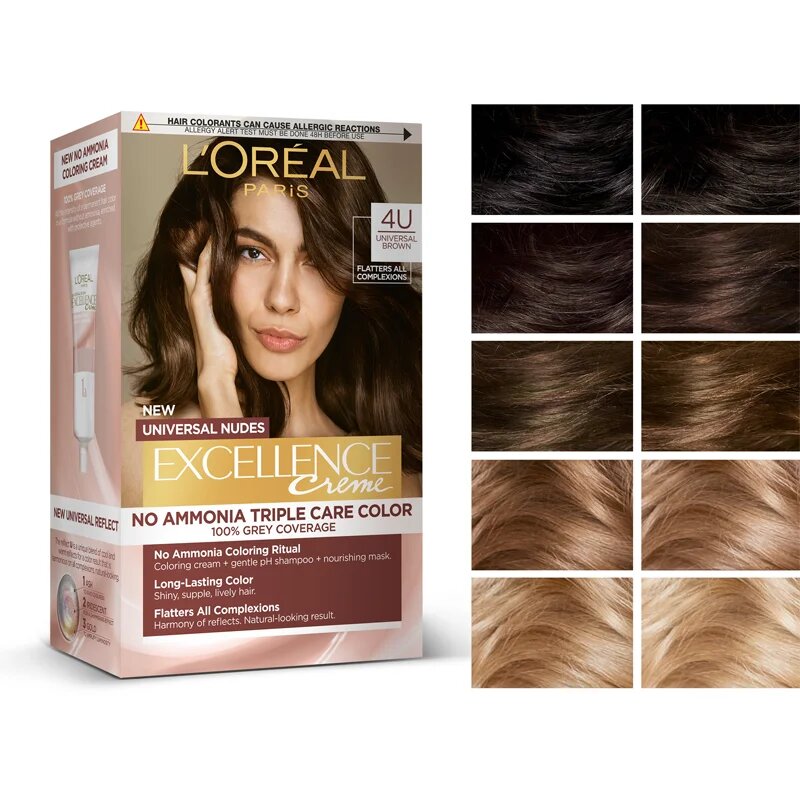 L’Oréal Paris Excellence Universal Nudes перманентната боя за коса цвят 5U 1 бр.