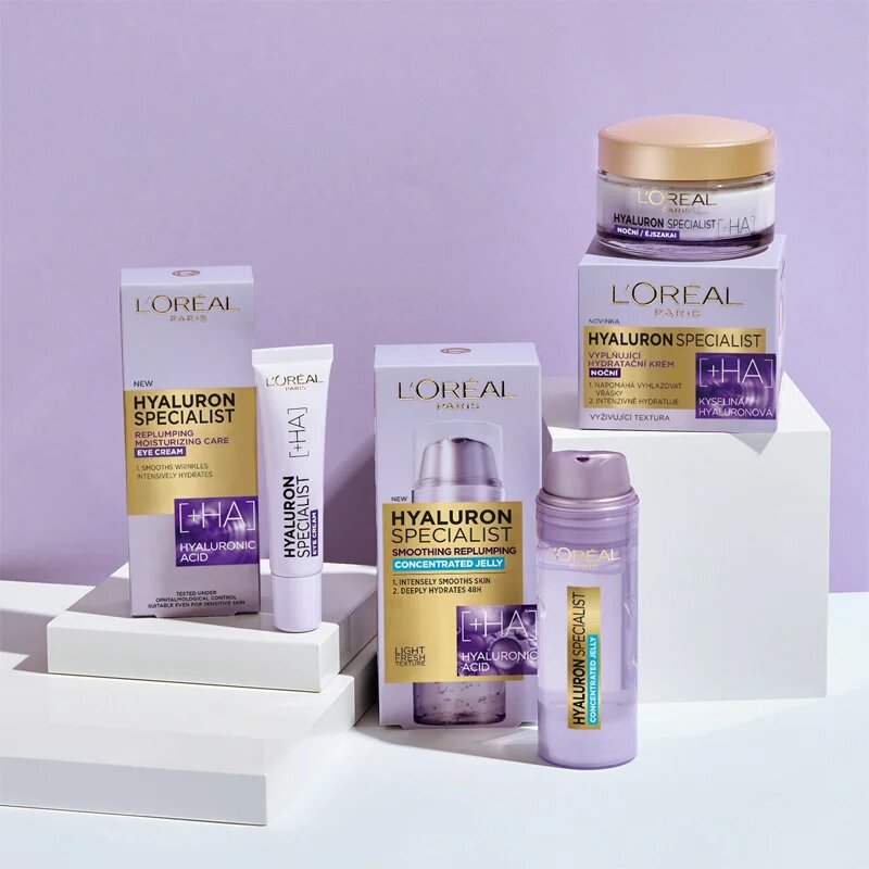 L’Oréal Paris Hyaluron Specialist Jelly интензивен подхранващ и хидратиращ дневен крем с хиалуронова киселина 50 мл.