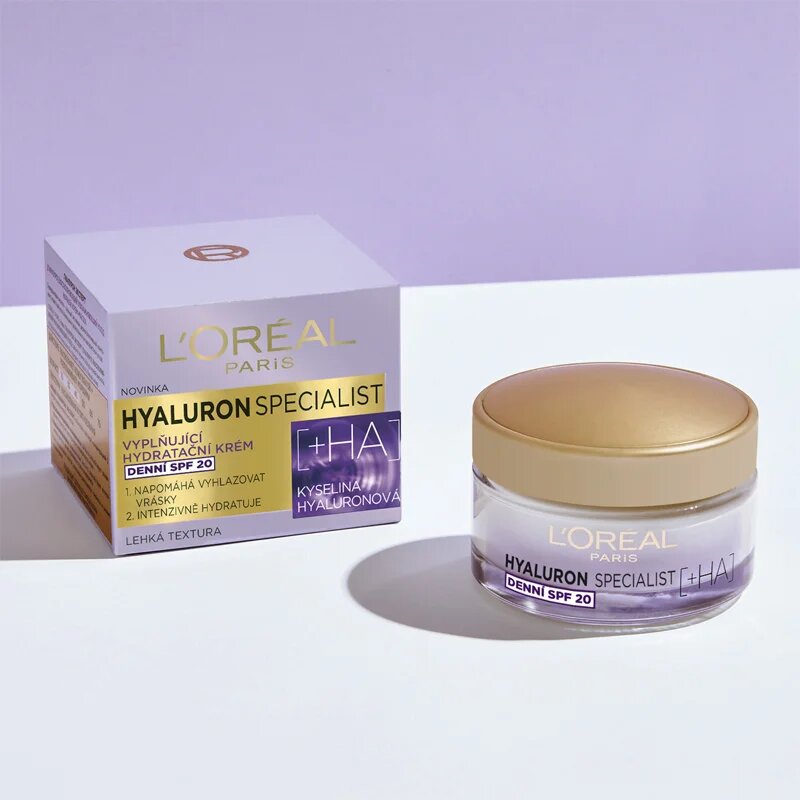 L’Oréal Paris Hyaluron Specialist попълващ овлажняващ крем SPF 20 50 мл.