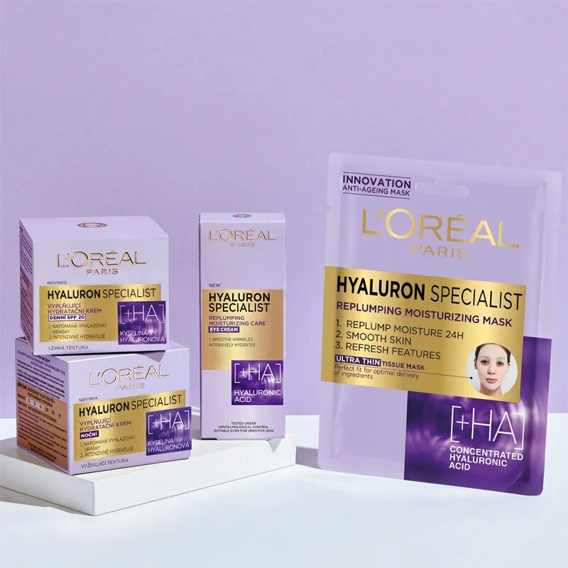 L’Oréal Paris Hyaluron Specialist попълващ овлажняващ крем SPF 20 50 мл.