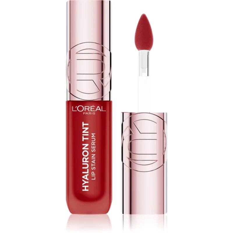 L’Oréal Paris Hyaluron Tint Lip Stain Serum течно червило с хидратиращ ефект цвят 420 Le Rouge Paris 5 мл.