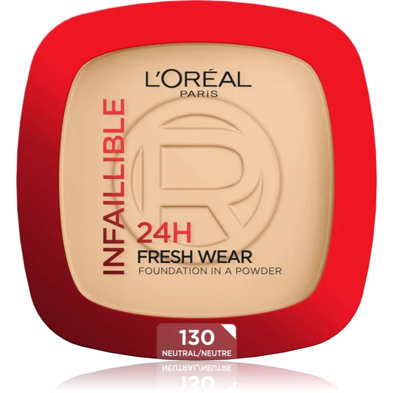 L’Oréal Paris Infaillible Fresh Wear 24h Грим на прах цвят 130 Neutral 9 гр.