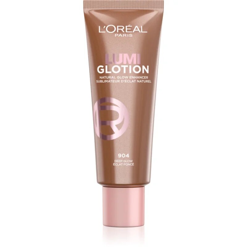 L’Oréal Paris Lumi Glotion кремообразен озарител с хидратиращ ефект цвят 904 Deep Glow 40 мл.
