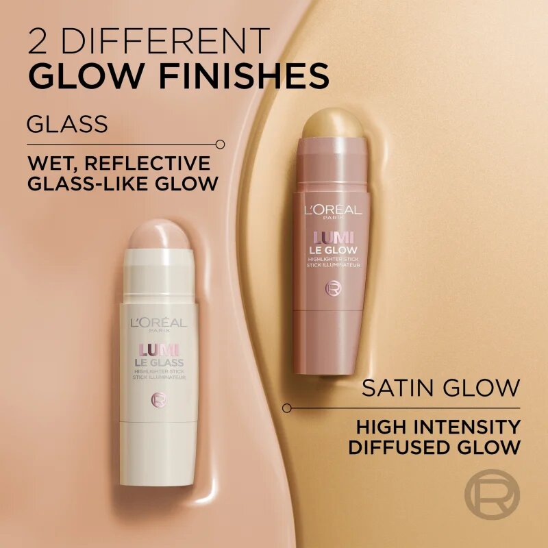 L’Oréal Paris Lumi Glow кремообразен озарител в стик цвят 635 Golden Couture 6.5 гр.