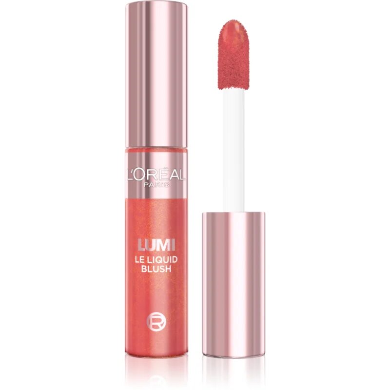 L’Oréal Paris Lumi Le Liquid Blush течен руж цвят 625 GOLD PINK 11 мл.