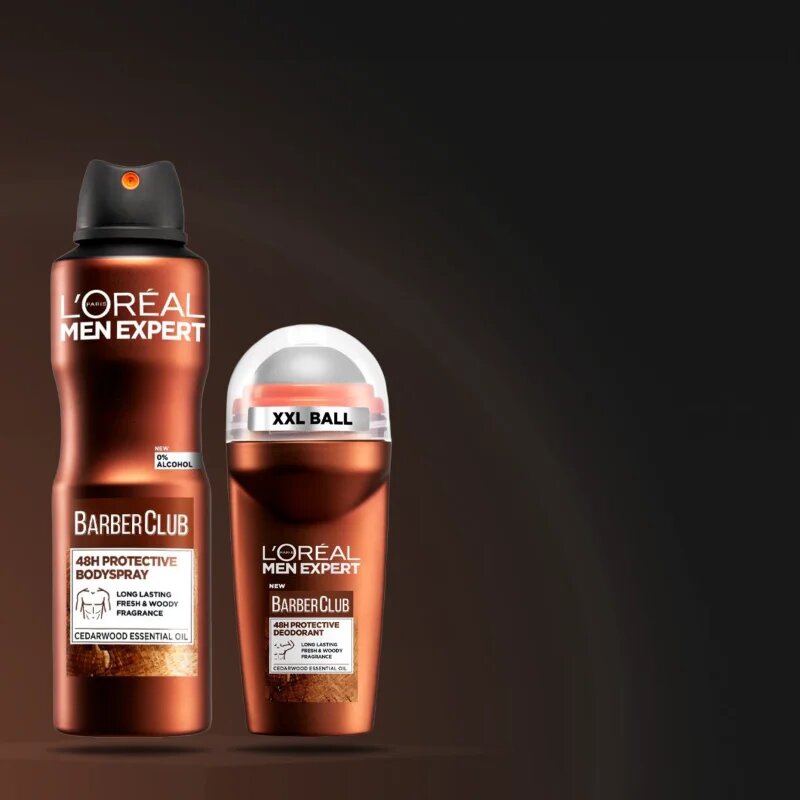 L’Oréal Paris Men Expert Barber Club рол-он за мъже 50 мл.