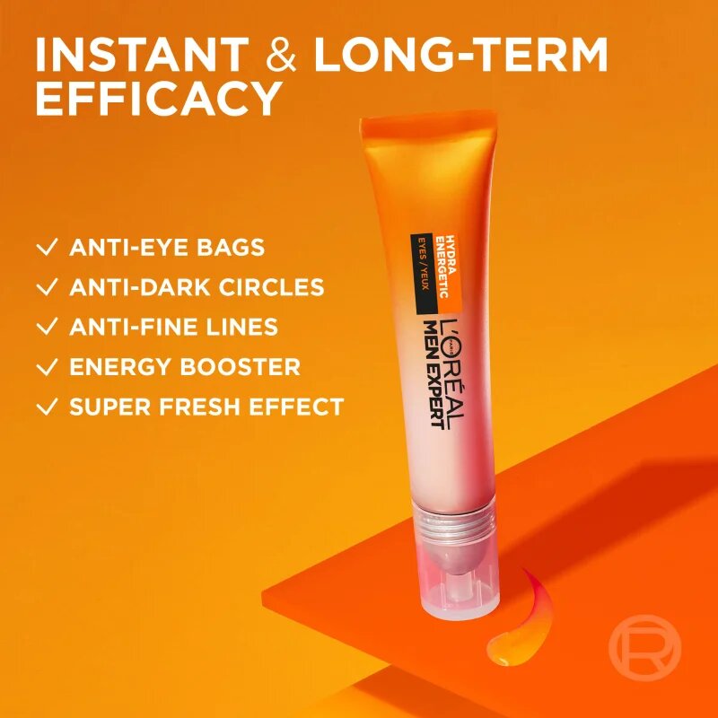 L’Oréal Paris Men Expert Hydra Energetic грижа за околоочния контур срещу отоци и тъмни кръгове 10 мл.