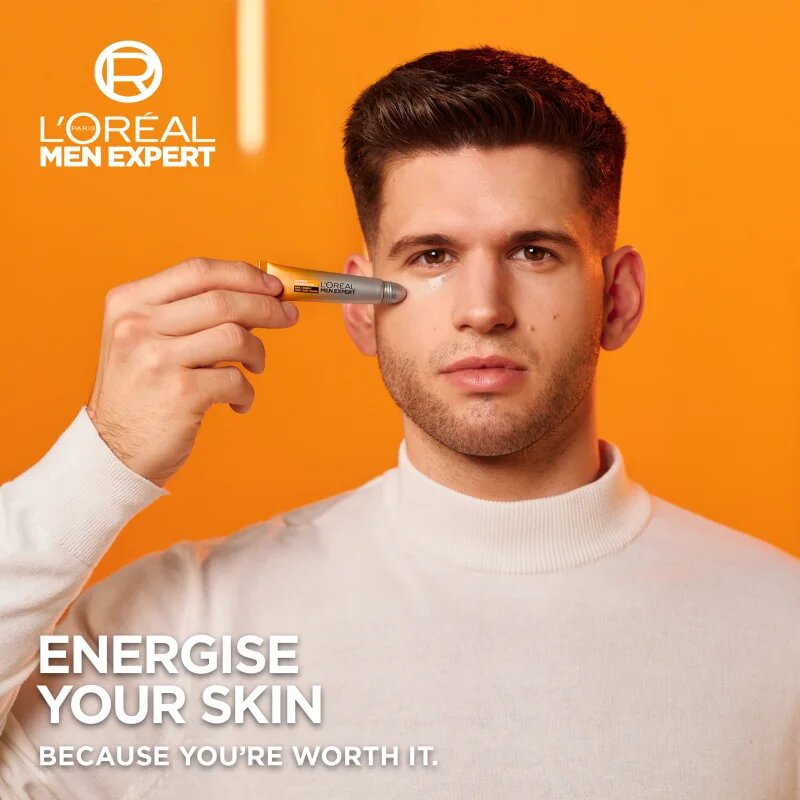 L’Oréal Paris Men Expert Hydra Energetic грижа за околоочния контур срещу отоци и тъмни кръгове 10 мл.