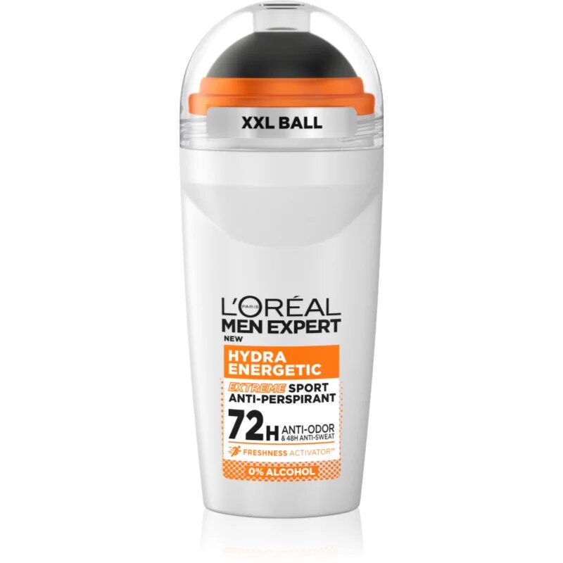 L’Oréal Paris Men Expert Hydra Energetic рол- он против изпотяване против миризма и изпотяване 50 мл.