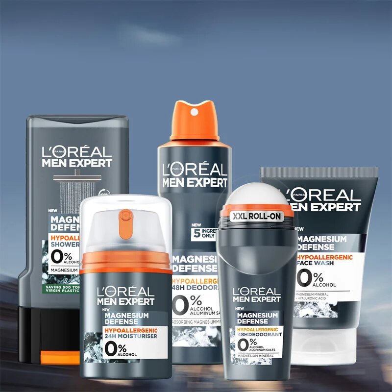 L’Oréal Paris Men Expert Magnesium Defence рол-он за мъже 50 мл.