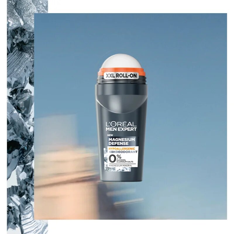 L’Oréal Paris Men Expert Magnesium Defence рол-он за мъже 50 мл.