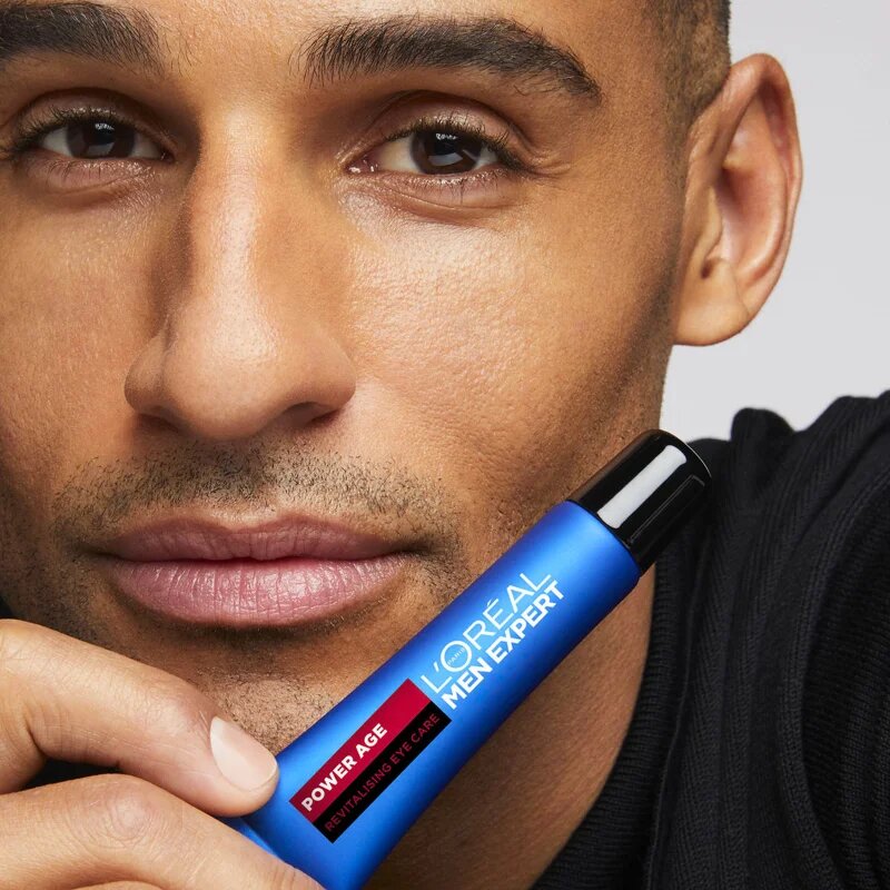 L’Oréal Paris Men Expert Power Age ревитализиращ и озаряващ крем за околоочната област за мъже 15 мл.
