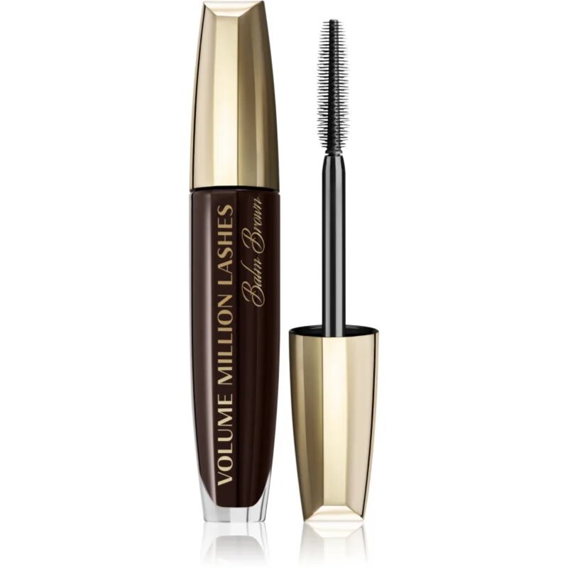 L’Oréal Paris Volume Million Lashes Balm Brown грижеща се спирала за обем цвят Brown 8.6 мл.