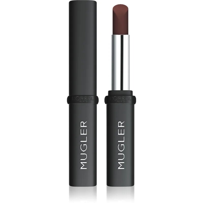 L’Oréal Paris x Mugler полуматово червило с хидратиращ ефект цвят 03 Nude 1.8 гр.