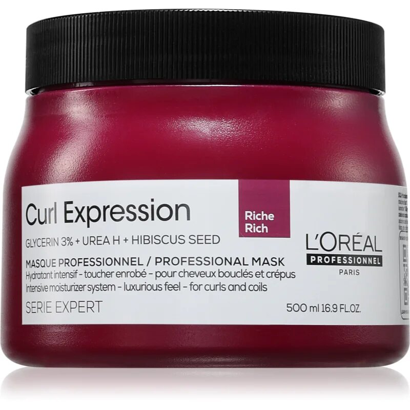 L’Oréal Professionnel Curl Expression Curl Expression Rich mask интензивна хидратираща маска за чуплива и къдрава коса 500 мл.