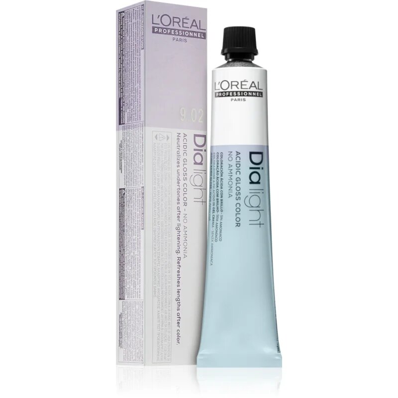 L’Oréal Professionnel Dia Light перманентната боя за коса без амоняк цвят 9.02 50 мл.