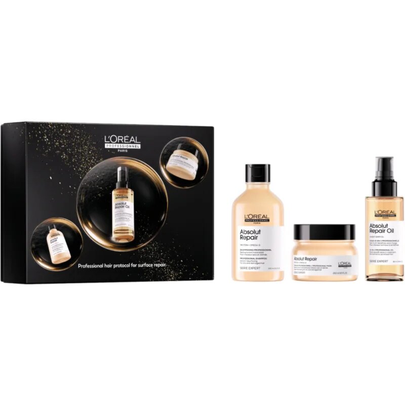 L’Oréal Professionnel Serie Expert Absolut Repair подаръчен комплект с регенериращ ефект за суха коса
