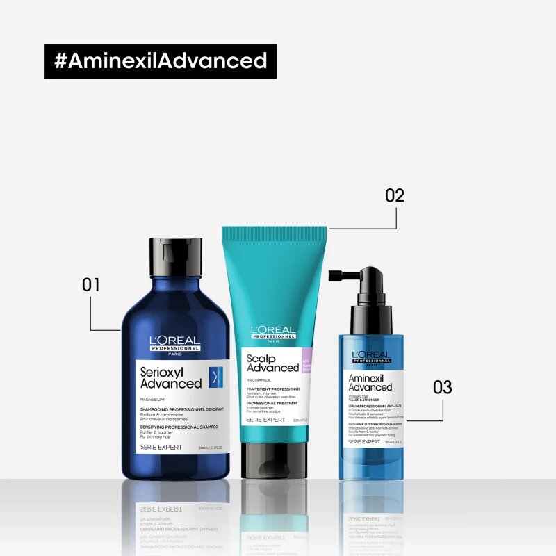 L’Oréal Professionnel Serie Expert Aminexil Advanced спрей за коса за растеж на косата 90 мл.