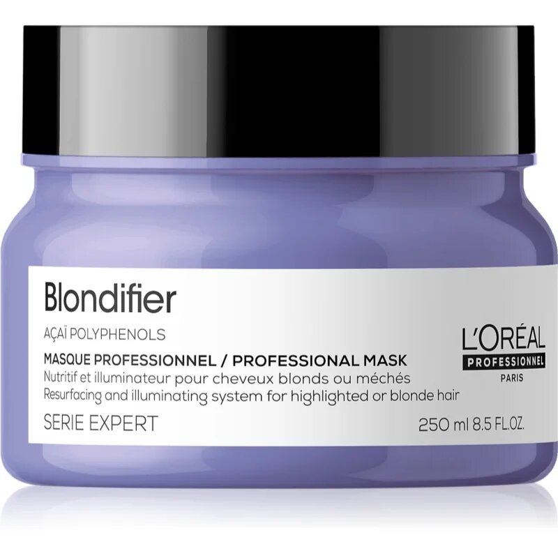 L’Oréal Professionnel Serie Expert Blondifier регенерираща и възстановяваща маска за блонд коса и коса с кичури 250 мл.