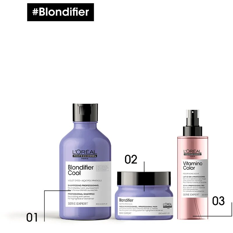 L’Oréal Professionnel Serie Expert Blondifier регенерираща и възстановяваща маска за блонд коса и коса с кичури 250 мл.