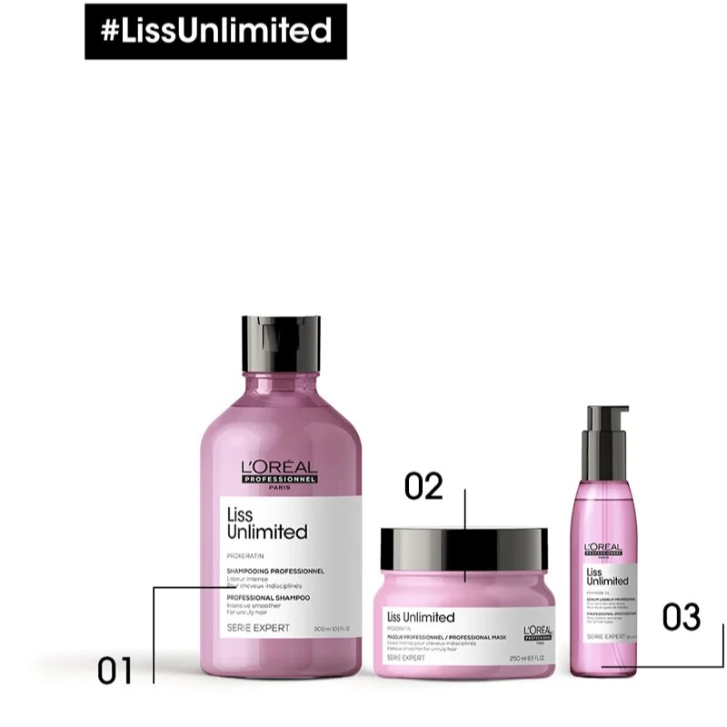 L’Oréal Professionnel Serie Expert Liss Unlimited изглаждаща маска за непокорна коса 250 мл.