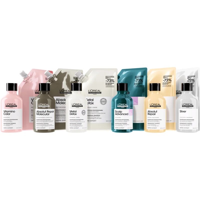 L’Oréal Professionnel Serie Expert Metal Detox дълбоко почистващ шампоан за боядисана и увредена коса 500 мл.