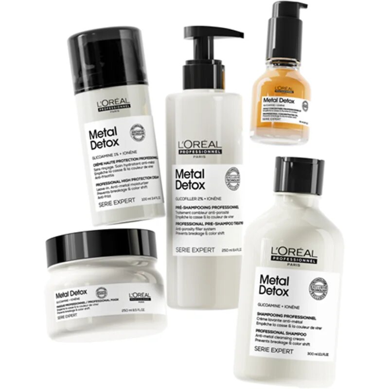 L’Oréal Professionnel Serie Expert Metal Detox дълбоко подхранваща маска за боядисана и увредена коса 150 мл.