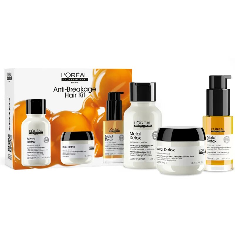 L’Oréal Professionnel Serie Expert Metal Detox подаръчен комплект за боядисана и увредена коса